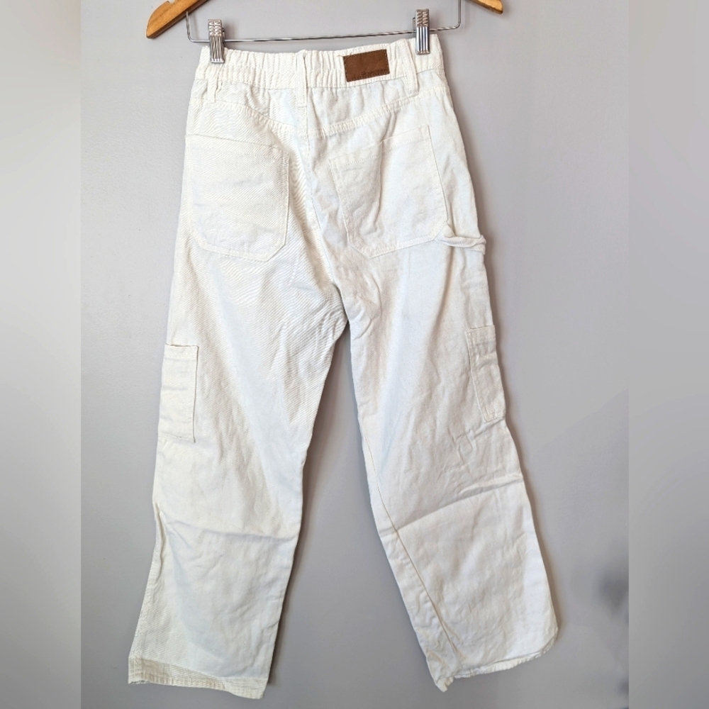 Bluenotes Denim Super High Rise Carpenter Straight Pants Cargo Streetwear Sz XS - Picture 2 of 11